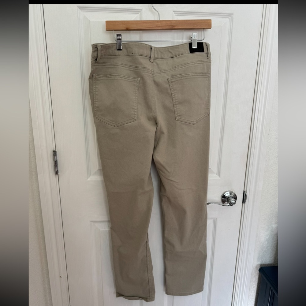 DKNY Khaki Slim Fit Pants 34x32 - Picture 4 of 5